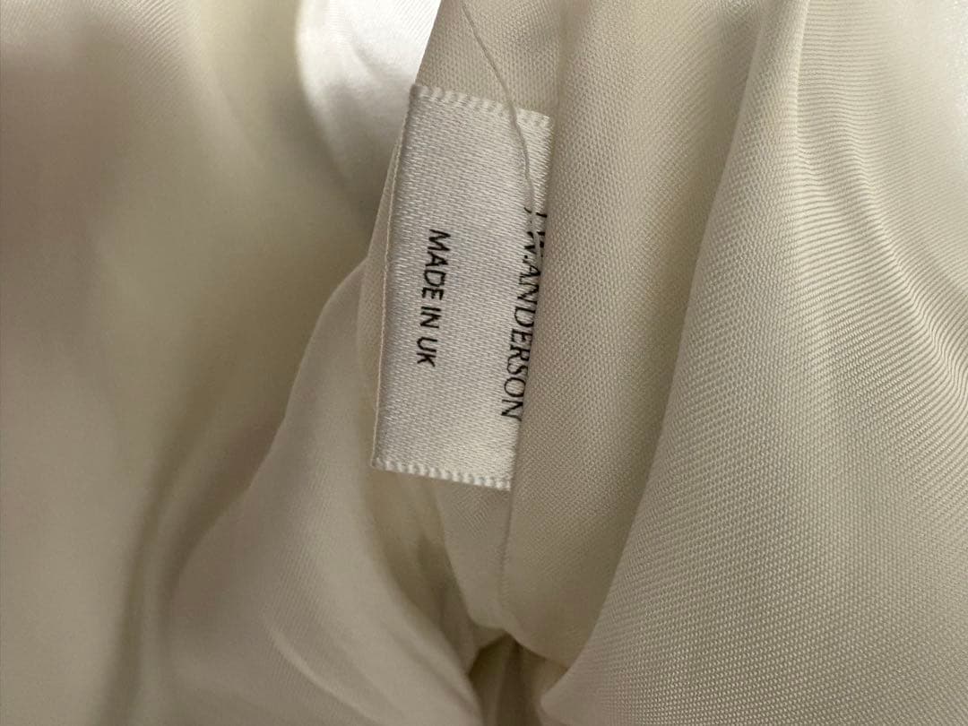 初期　JWアンダーソン 本革ジャケット　ホワイト