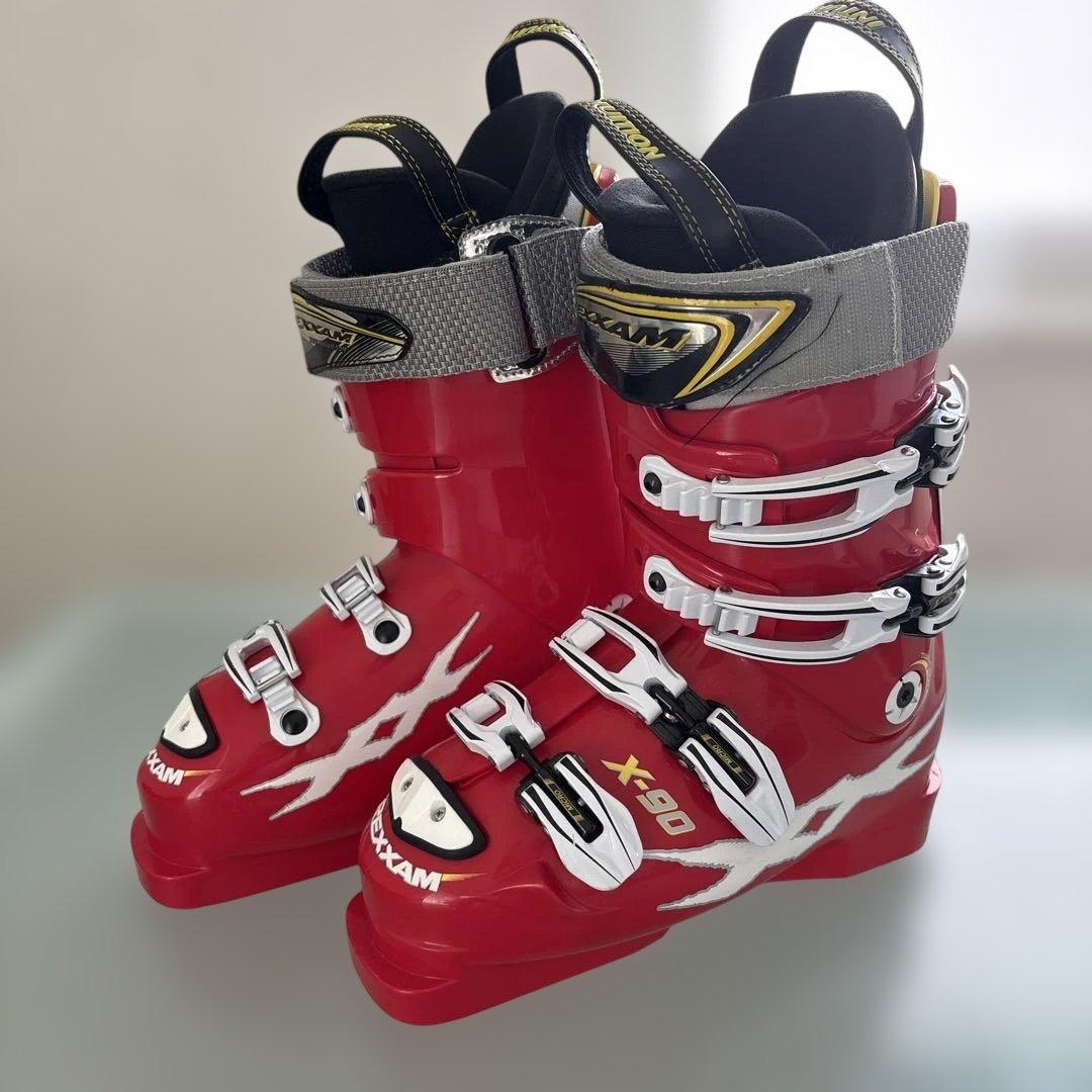 レグザム XXAM X-90 24.0-24.5cm レッド スキー ブーツ