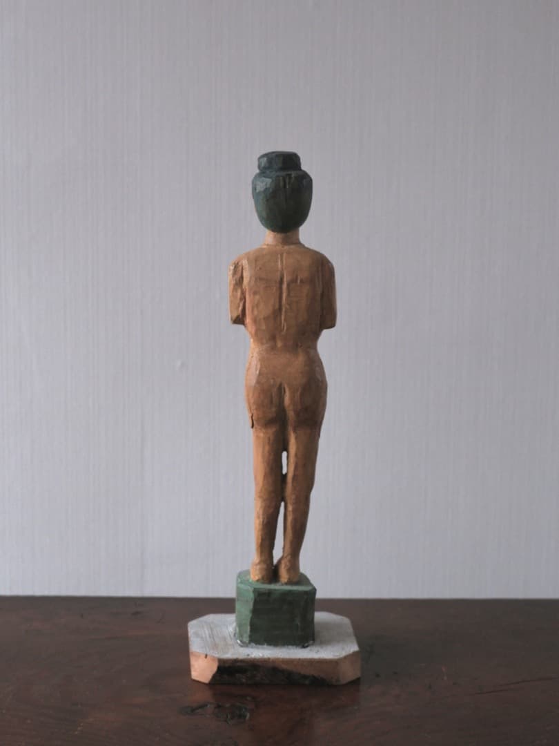 立位の裸婦　木彫　古物　人形　置物　民藝　オブジェ　古道具　13