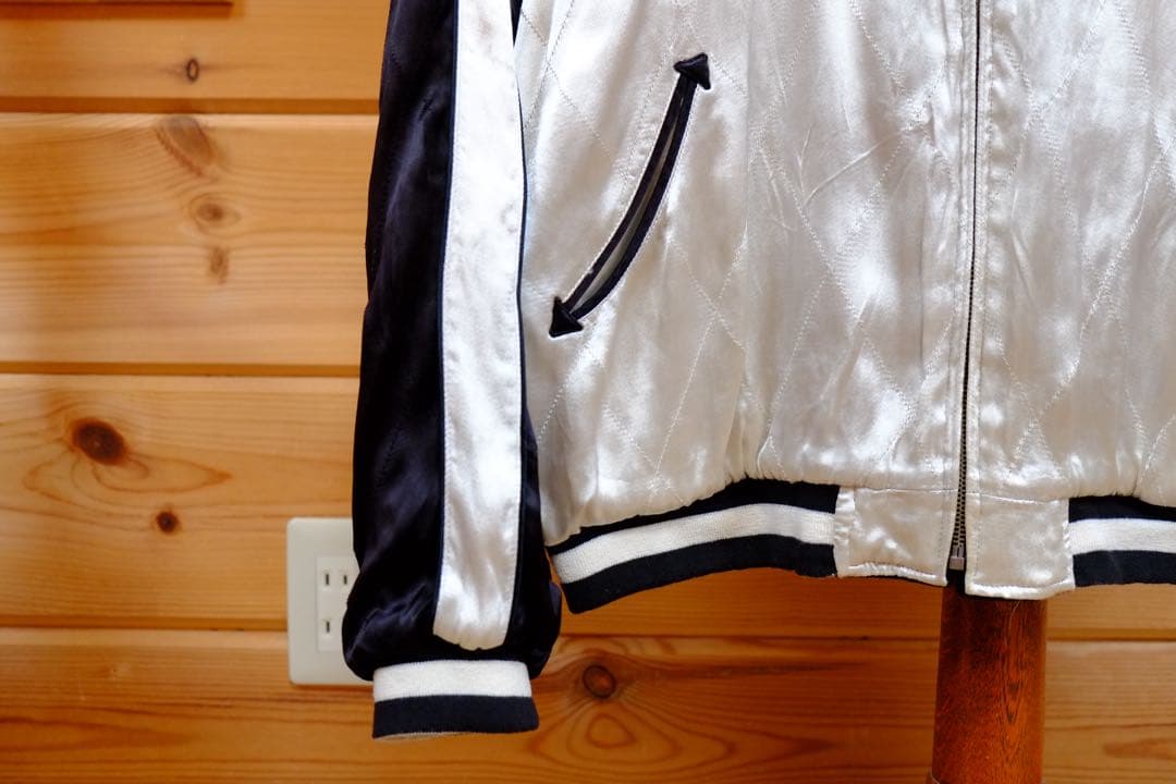 値下げ BGCO 別珍 スカジャン スーベニア Hawaii ハワイ 濃紫 L