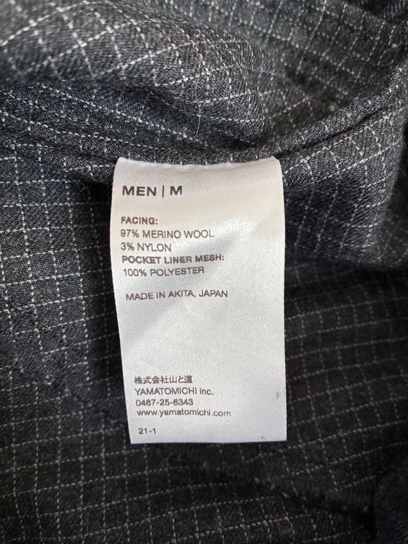 山と道　美品　Merino 5-Pocket Pants チャコール