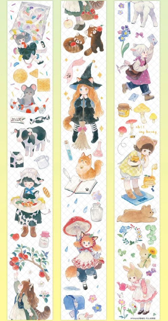 ♡*♡様 海外マステ まとめ売り15個　新品4・中古11個 人物 装飾　巻売り