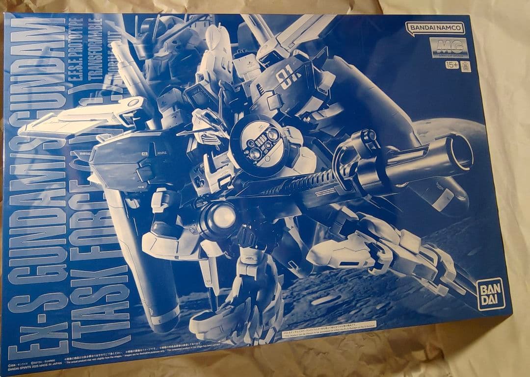ＭＧ 1/100 Ｅｘ-Ｓガンダム/Ｓガンダム タスクフォースα Ｖｅｒ　未組立
