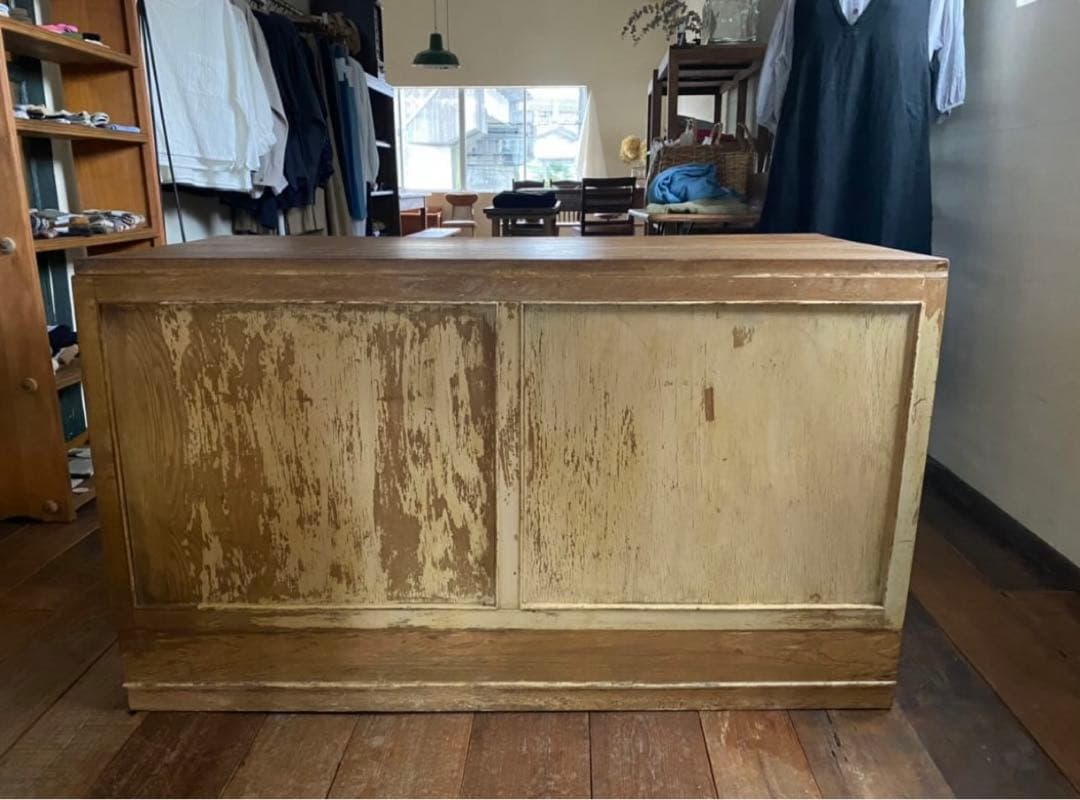 アンティーク 素敵などっしりとしたデスク 机