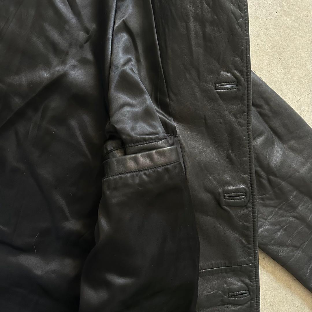 90s Banana Republicレザーカーコート 野村訓一 美品 Sサイズ