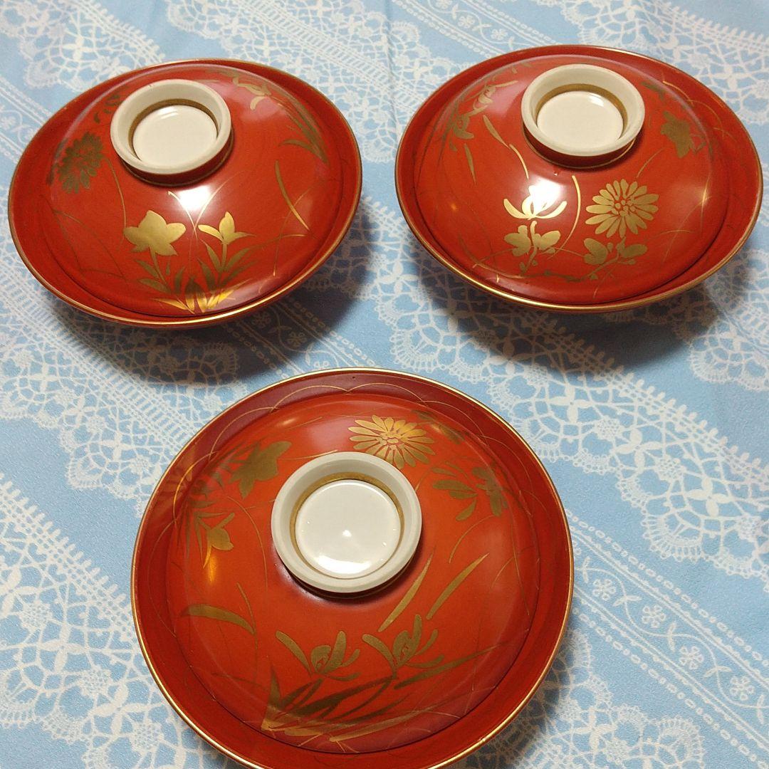 蓋向付   和食器     骨むし  3 客