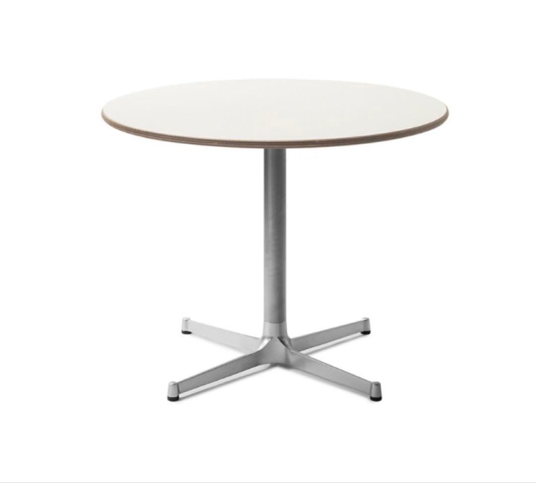 格安出品　d&department ラワン　ラウンド　テーブル　白