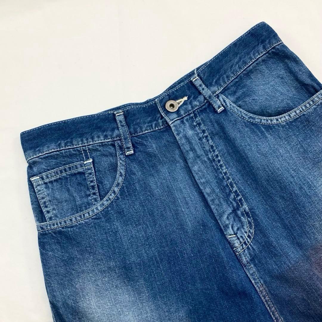 Y's ワイズ SPOTTED DENIM TAPERED PANTS 1