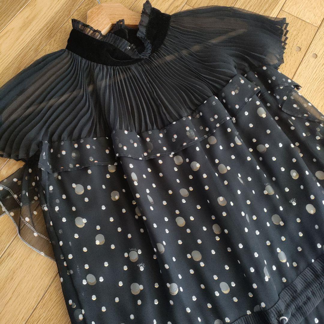 sacai サカイ　ポルカドット　オールインワン