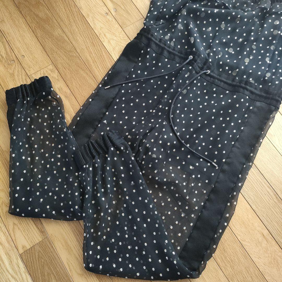 sacai サカイ　ポルカドット　オールインワン