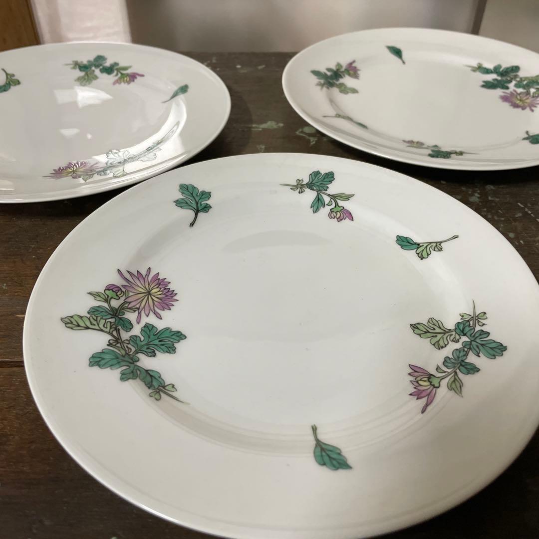 大倉陶園　ハンドペイント　プレート　3枚