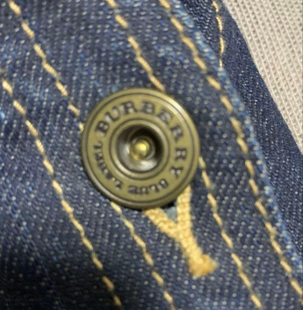 BURBERRY BLUE LABEL デニムジャンパースカート 三陽商会 38