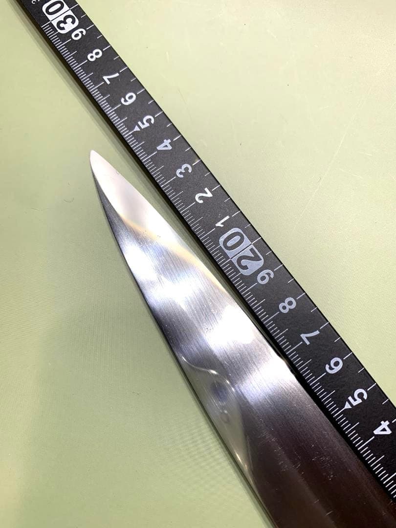 源菊虎　柳刃包丁　最上　本鍛錬　刃渡り26cm