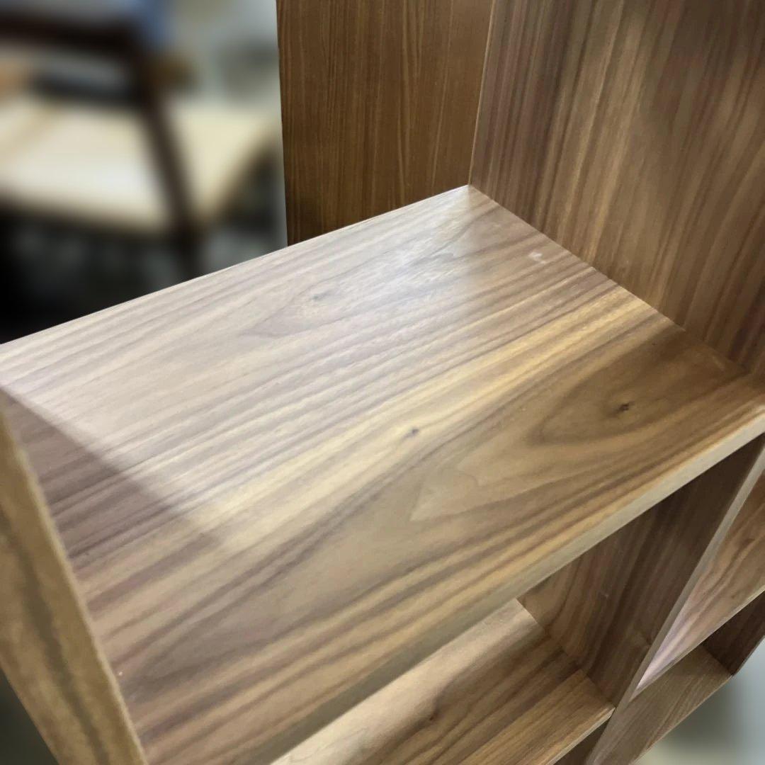 【無印良品】◆スタッキングシェルフ◇ウォールナット◆極美品◇