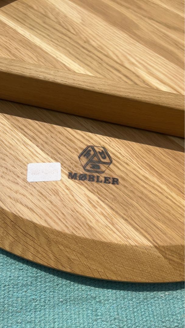 【新品未使用】北欧家具　木製円形テーブル　ちゃぶ台　オシャレ