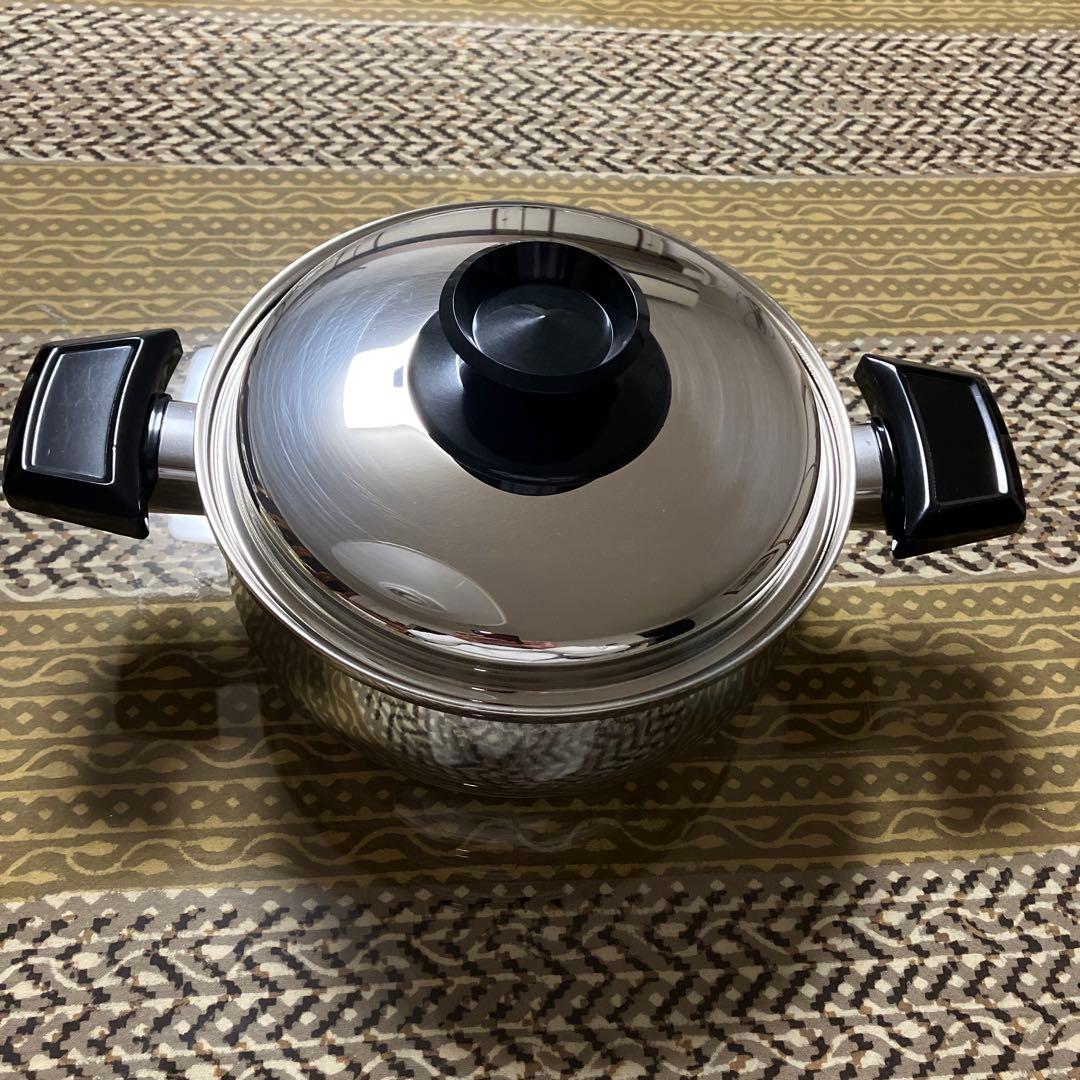  Queen 両手鍋 ステンレス製