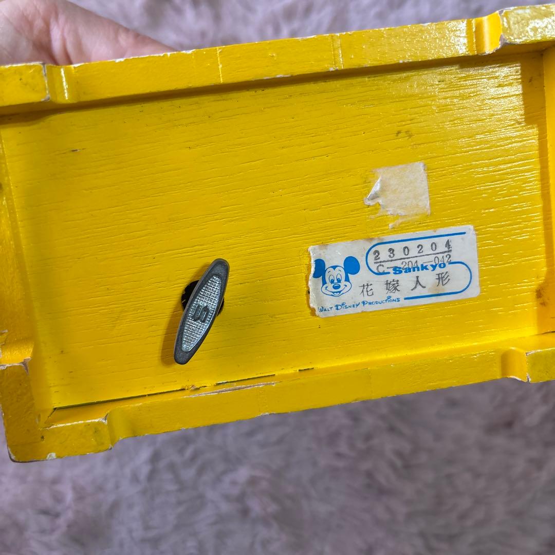 アンティークミッキーマウスオルゴールアクセサリー箱