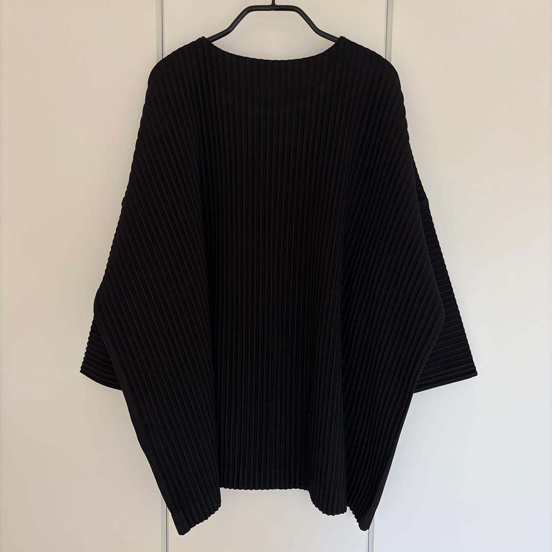 HOMME PLISSÉ ISSEY MIYAKE 丸首半袖トップ
