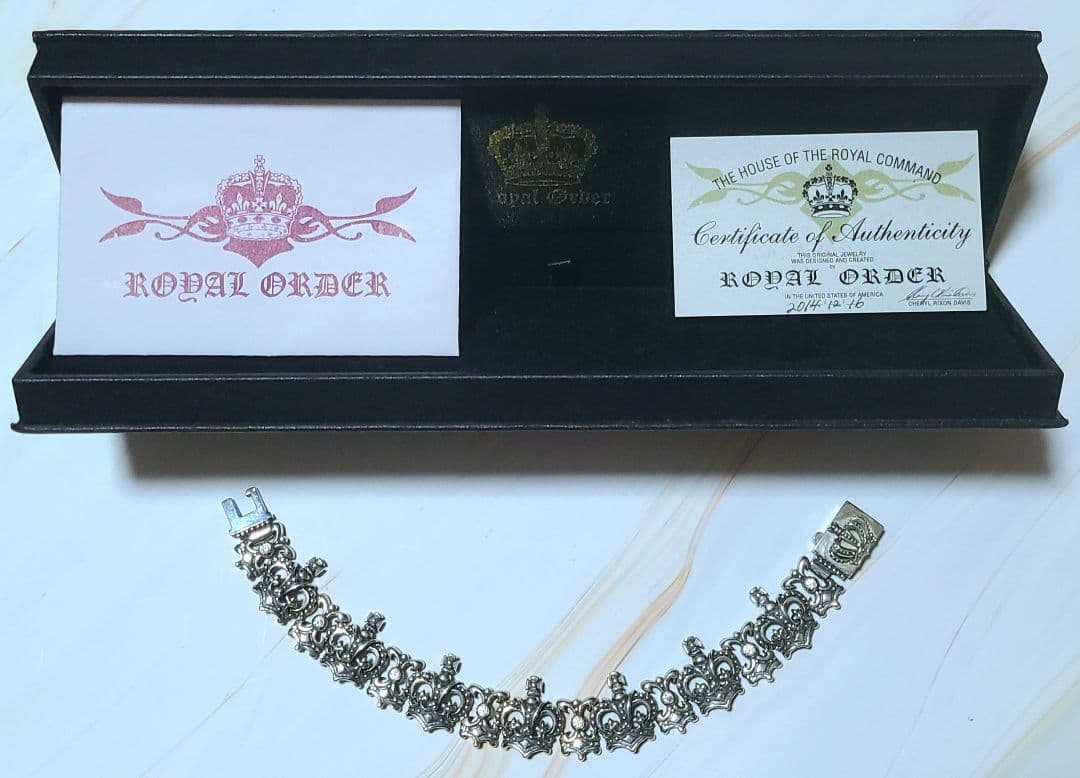 新品定価116,600円 ロイヤルオーダー 受注生産モデル ブレスレット 925