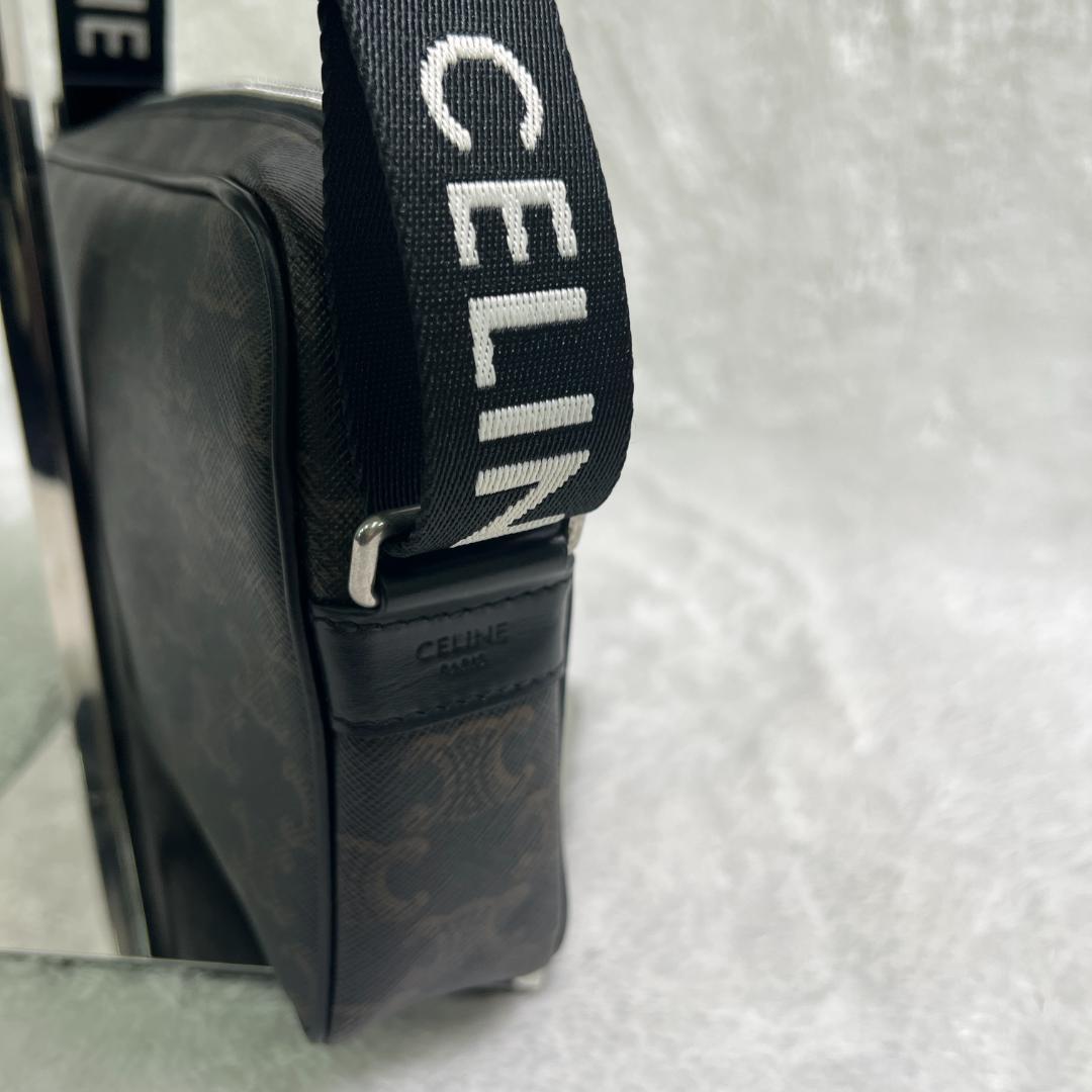 《美品》セリーヌ トリオンフ ミディアム メッセンジャーバッグ