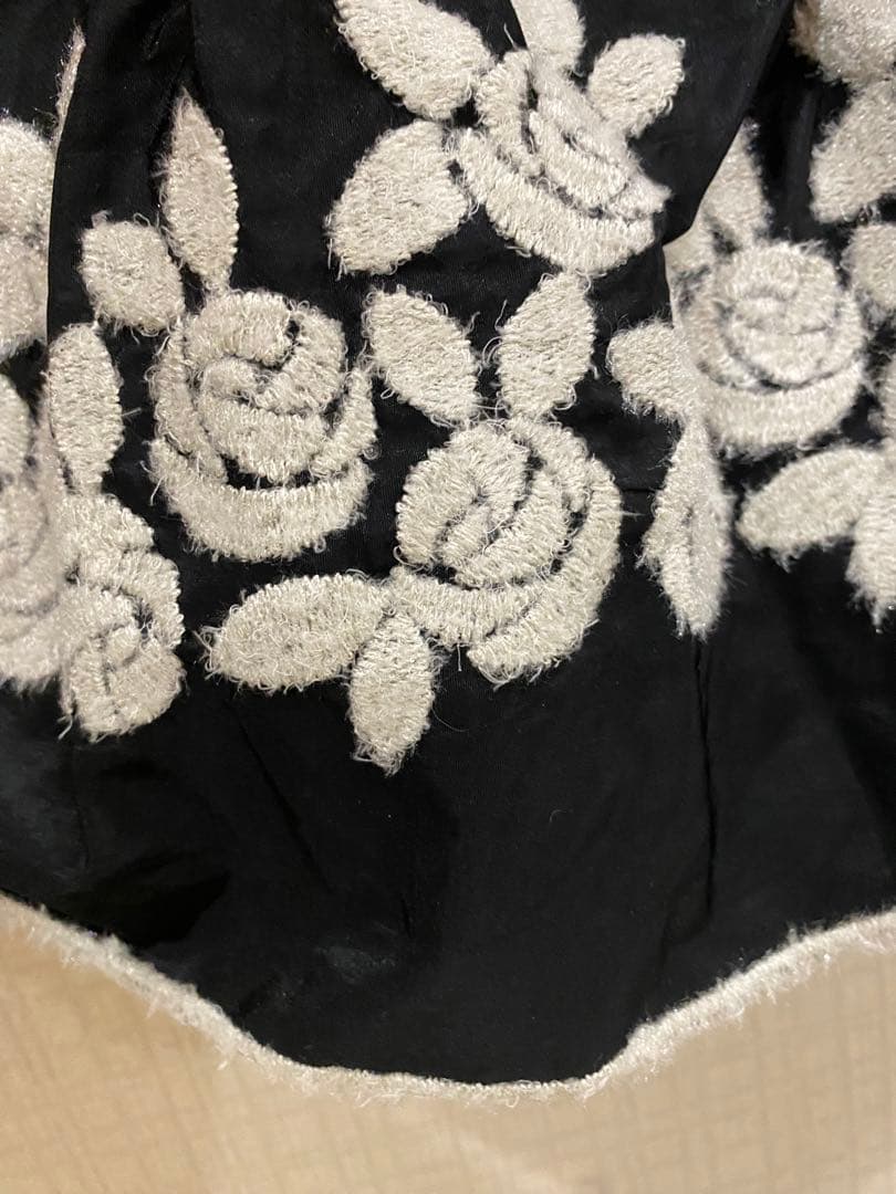 MONNALISA（モナリザ） キッズ/160/ 長袖ワンピース フラワー刺繍