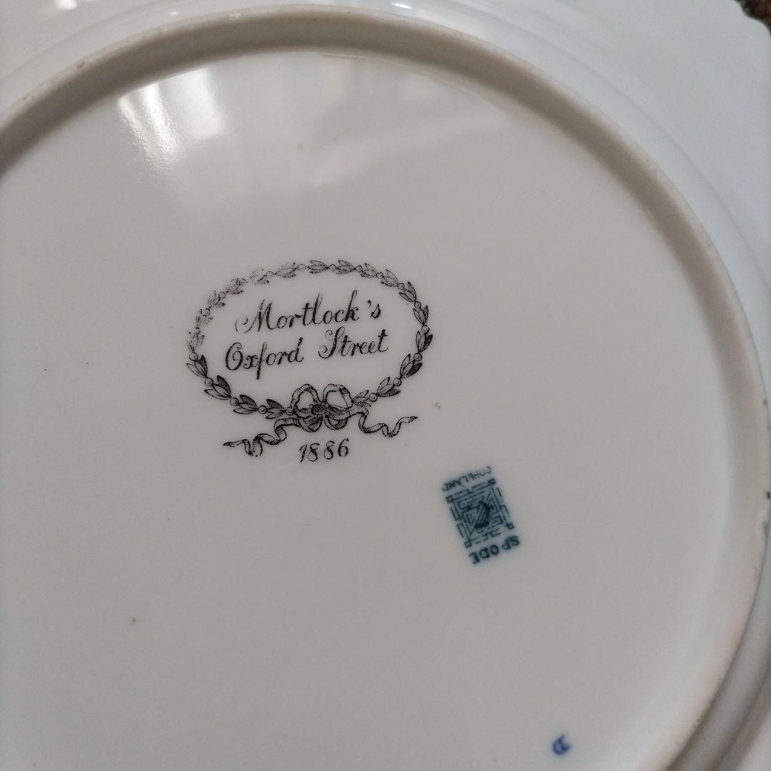 【1886年製作】【美品】スポード　コープランド　Mortlock　デザート皿