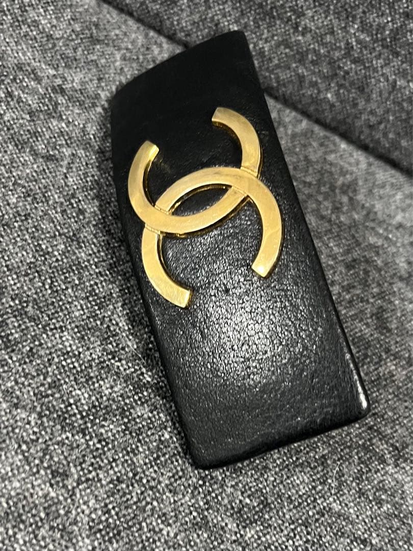 【美品】CHANEL シャネル ラム バレッタ ココマーク ヴィンテージ