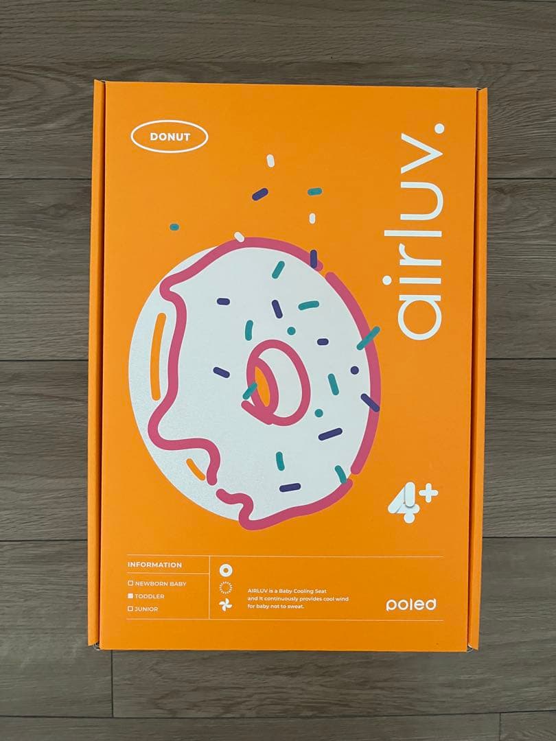 【新品未使用】エアラブ4プラス　ドーナッツ　クールグレー