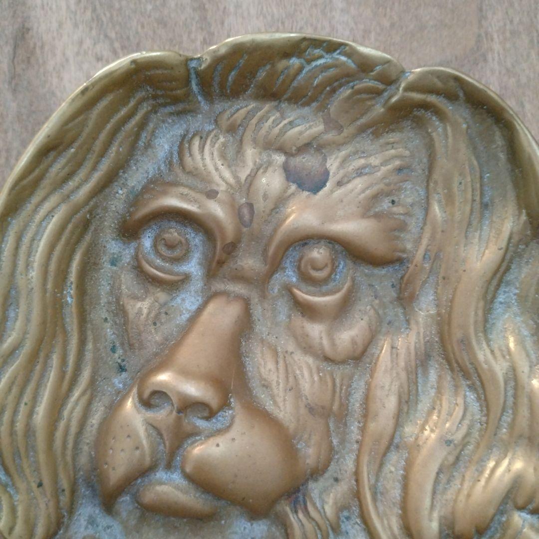 【D】犬のトレイ/アスティエ・ブロカント/フランスアンティーク