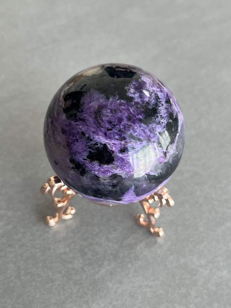 チャロアイトシリカ　スフィア　5.1cm