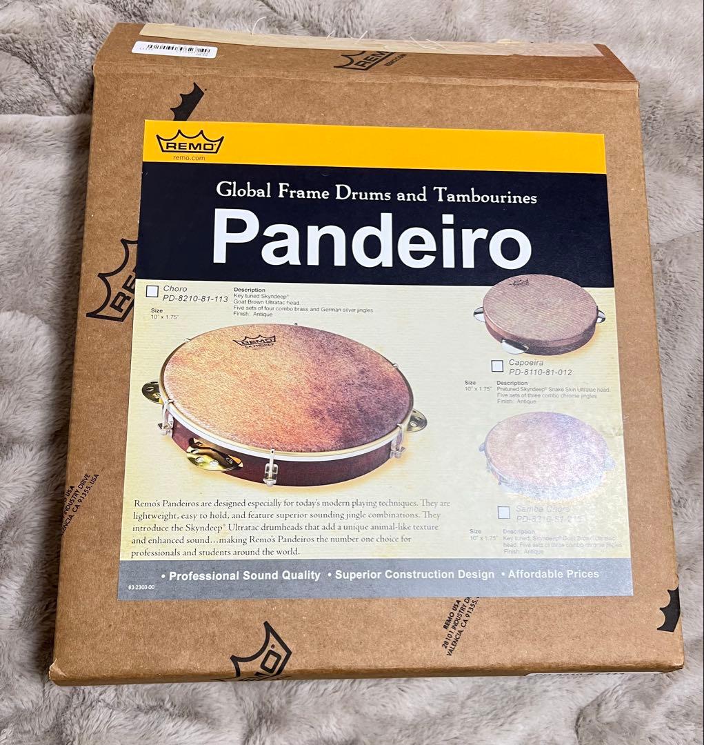 REMO パンデイロ Choro 10インチ PD-8210-81-113 美品