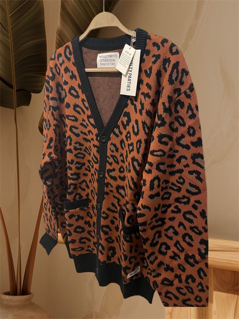 WACKO MARIAレオパードカーディガン Mサイズ