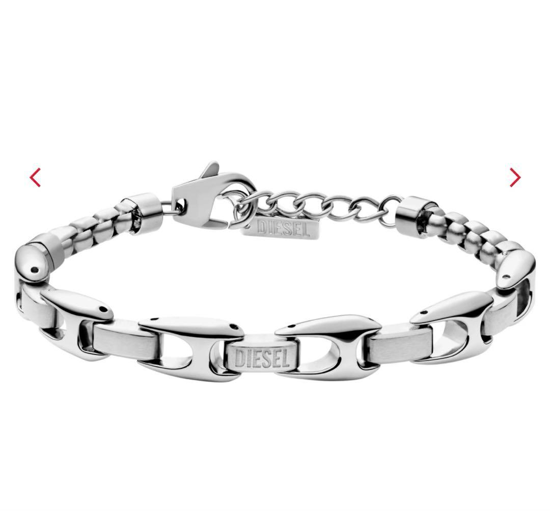 DIESEL Dx1633040 ステンレス スチール チェーン ブレスレット