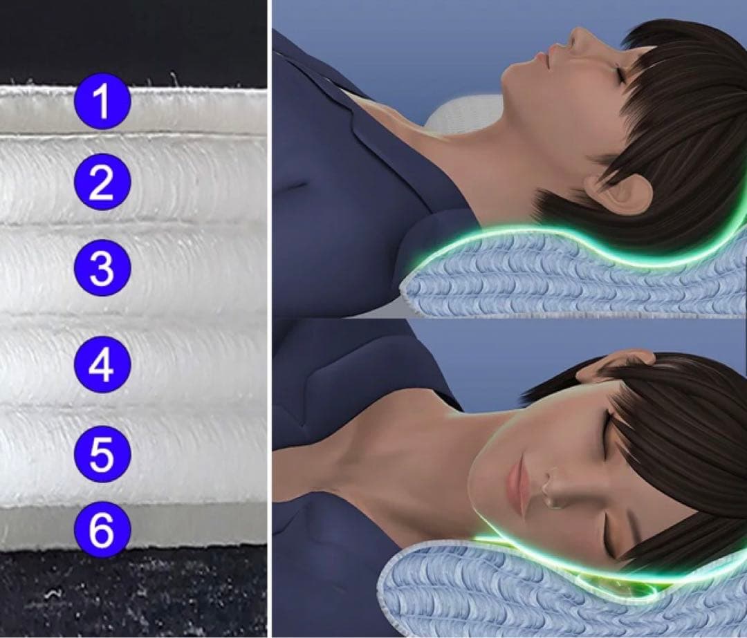 【新品・未使用】寝返りファインフィット枕　90cm x 37cm x 8cm