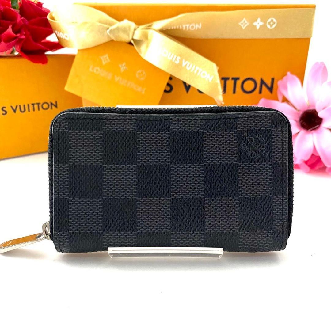 ルイ ヴィトン◎パース ラウンドファスナー ダミエ グラフィット 小銭入れ