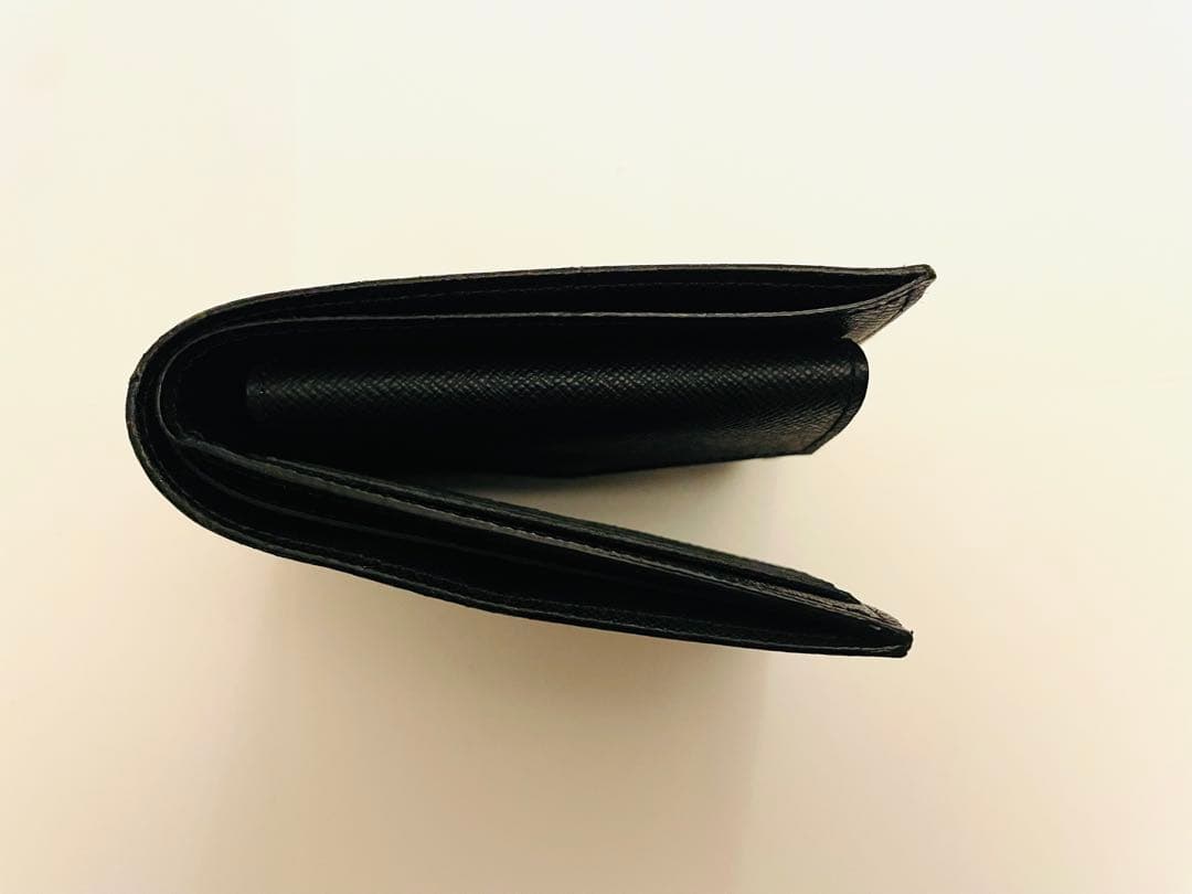 LOUIS VUITTON ダミエ ブラック 二つ折り財布 小銭入れ付き