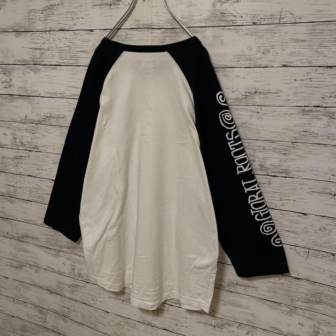 507【入手困難】ステューシー♤ビッグロゴ　ラグラン　Tシャツ　即完売モデル