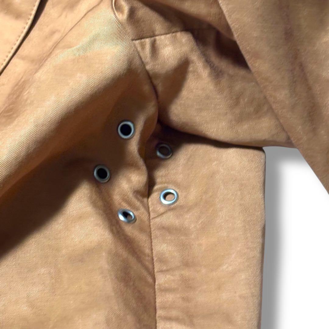 【状態良好】オーラリー　WASHED FINX LINEN COAT Mサイズ