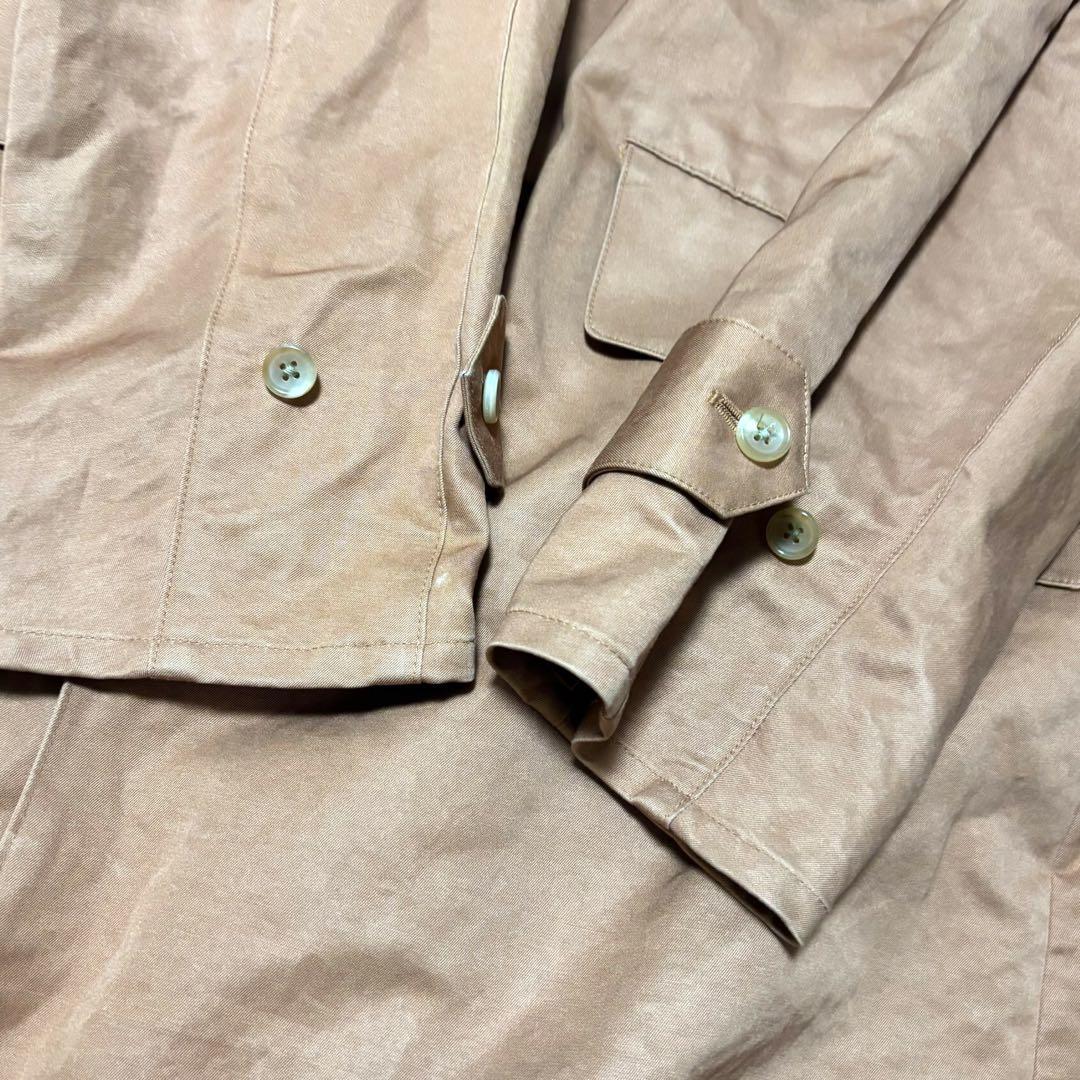 【状態良好】オーラリー　WASHED FINX LINEN COAT Mサイズ