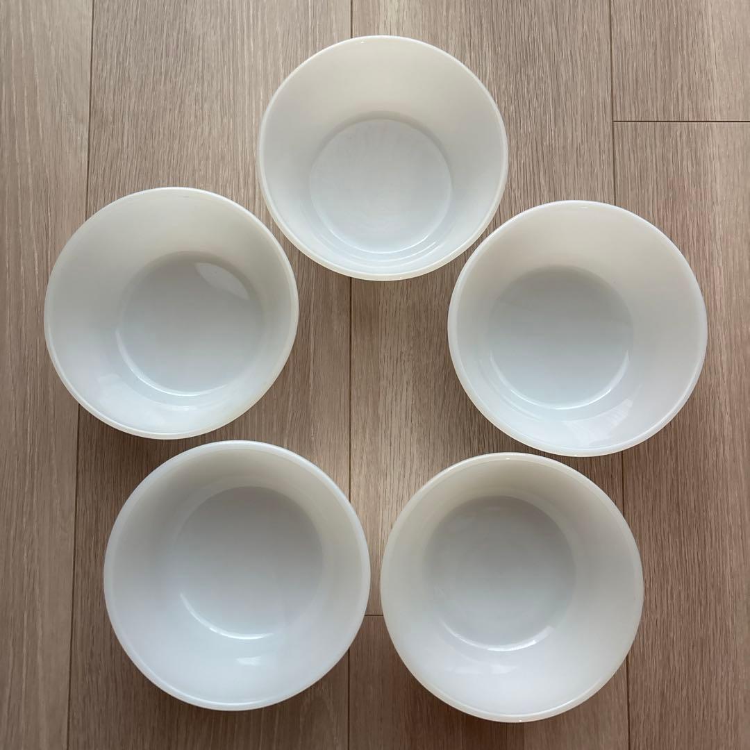 ファイヤーキング　ホワイト　チリボウル　5個セット