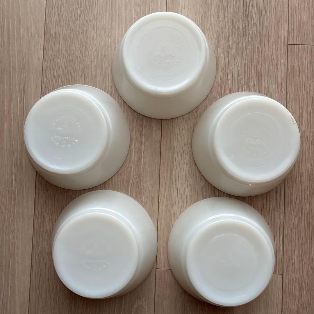 ファイヤーキング　ホワイト　チリボウル　5個セット