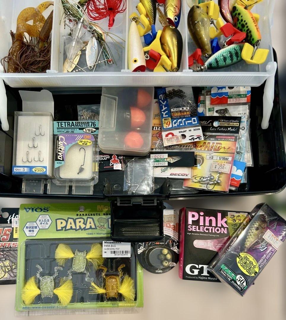 【引退 超お得まとめ売り】ルアー中心の道具BOX全て