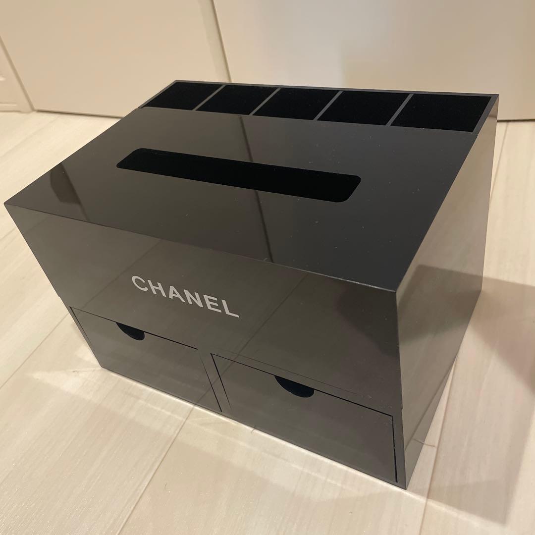 シャネル　メイクボックス　ティッシュボックス　小物入れ　小物収納