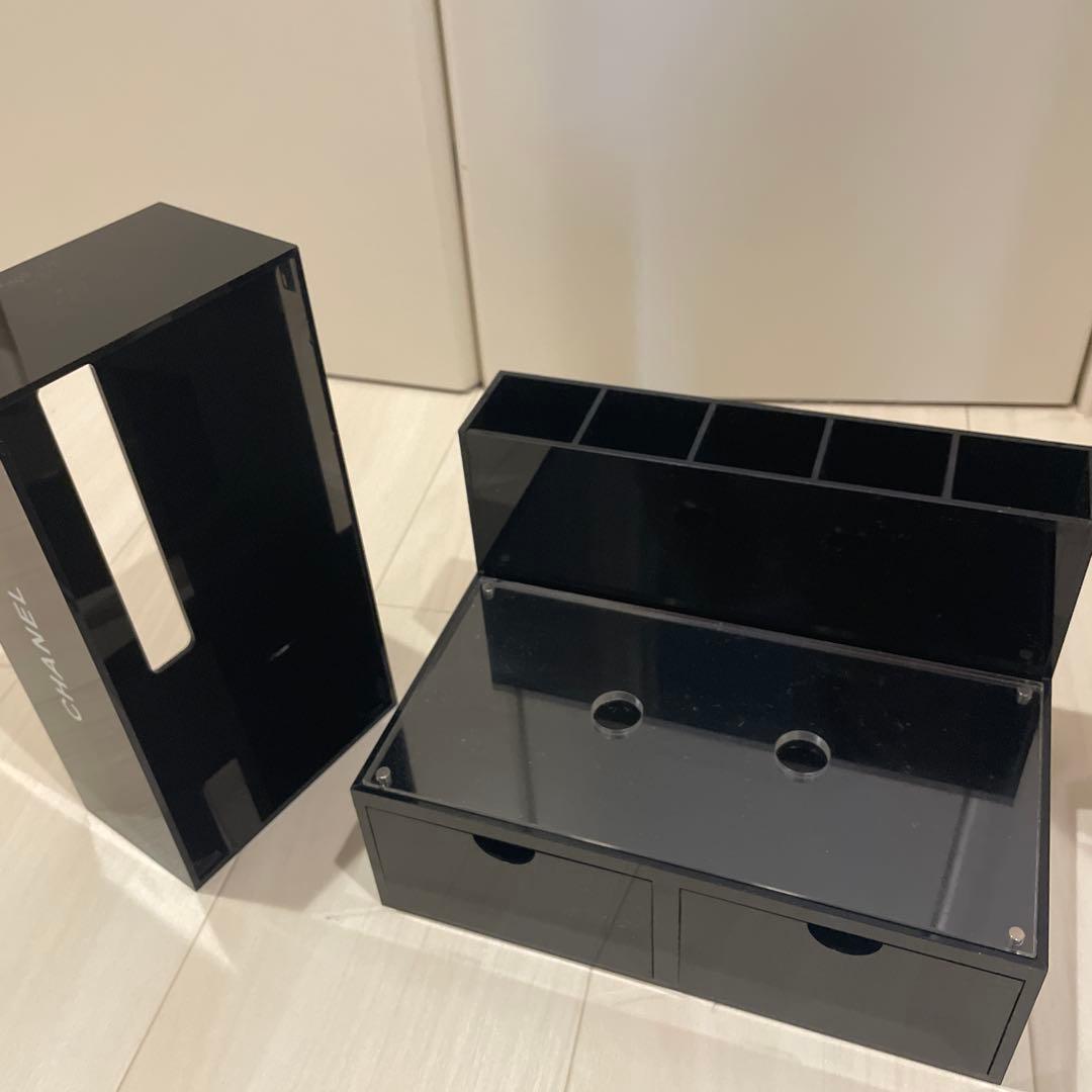 シャネル　メイクボックス　ティッシュボックス　小物入れ　小物収納