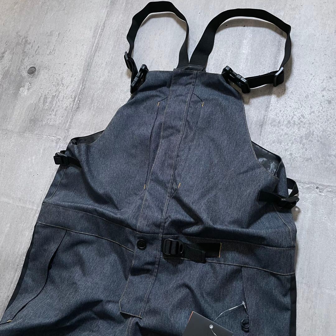 新品タグ付き スキー スノーボード ウェア パンツ オーバーオール デニム調
