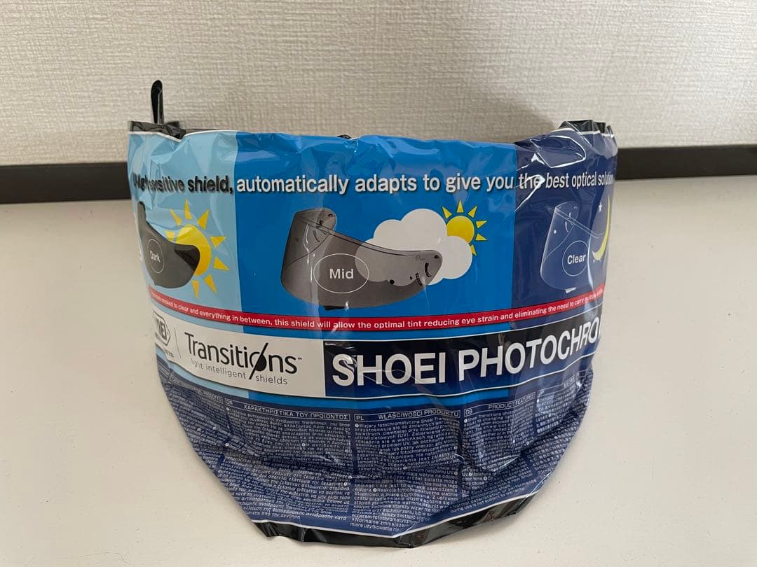 新品SHOEI CWR-1 フォトクロミック　シールド Z7/X14用