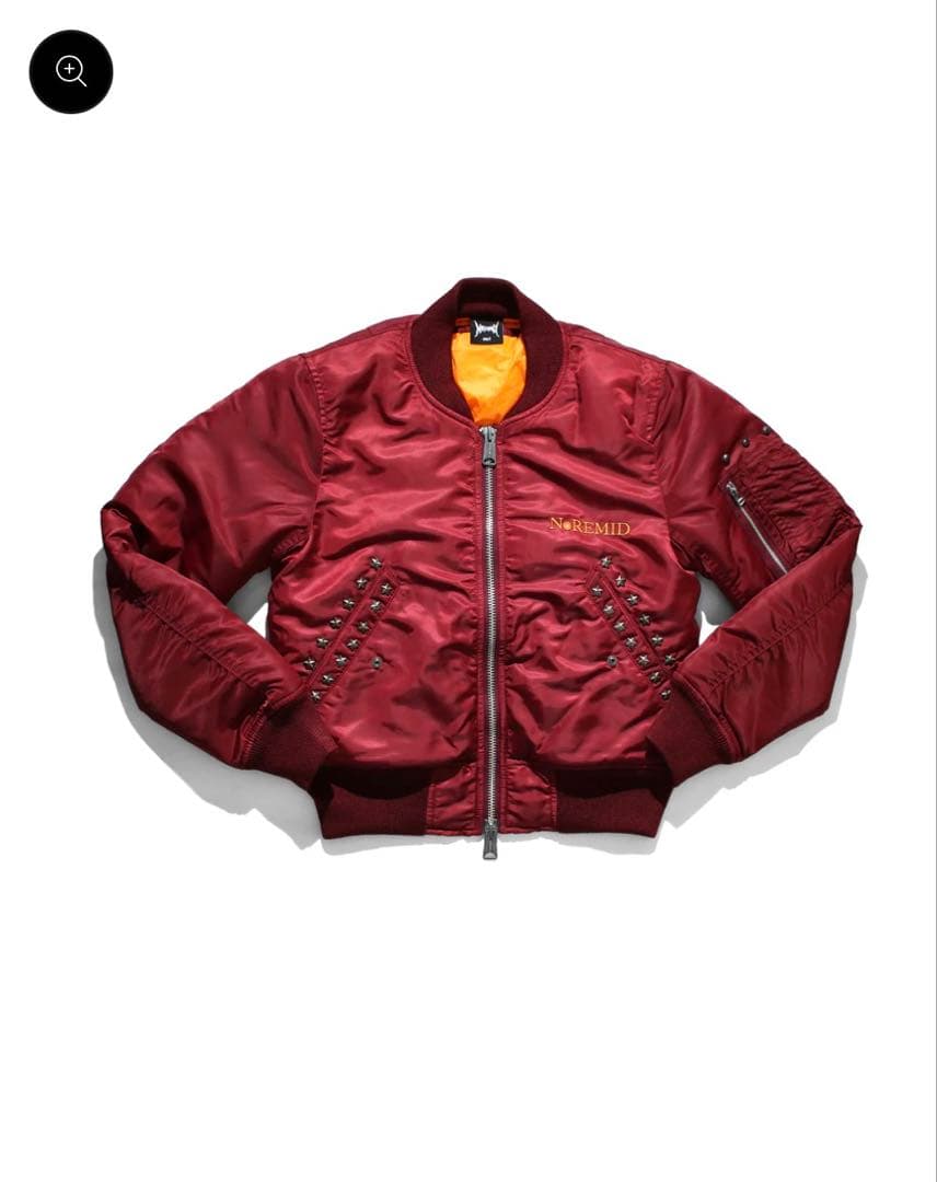 ジャケット・アウター noremid RHINESTONE MA-1 JACKET