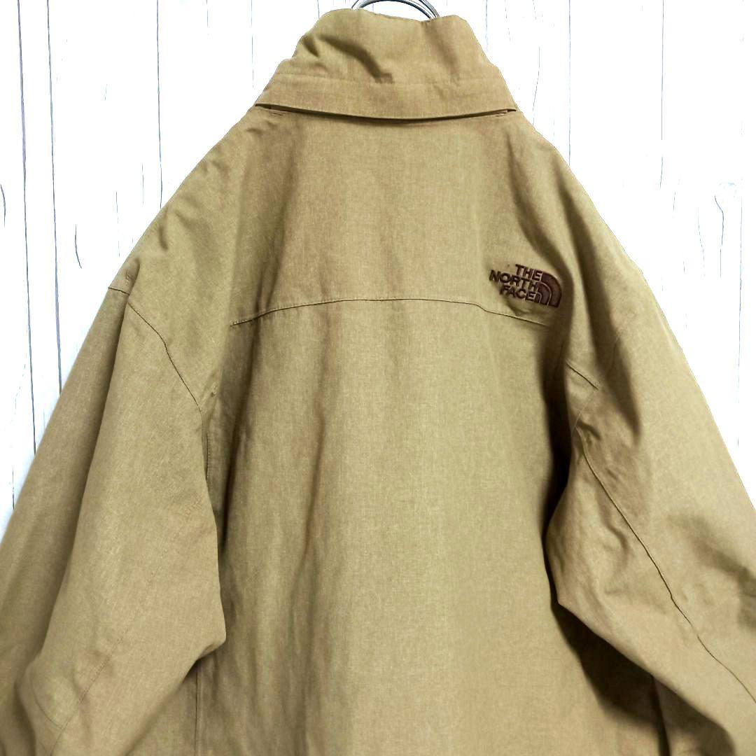 ノースフェイス　ブルゾンジャケット　メンズXXL ベージュ　大きめ　古着