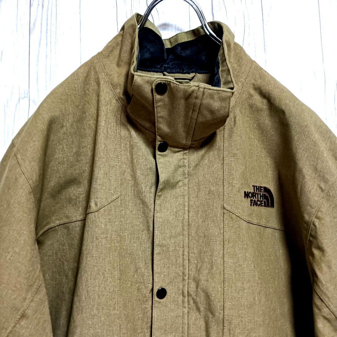 ノースフェイス　ブルゾンジャケット　メンズXXL ベージュ　大きめ　古着