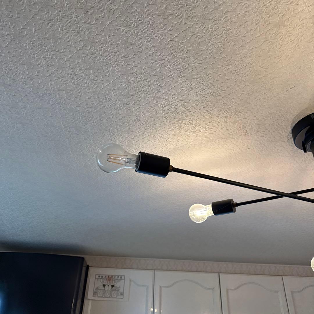 モダン ブラック シーリングライト 6灯×2セット